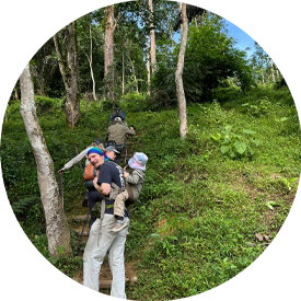 jungle tubing in sumatra